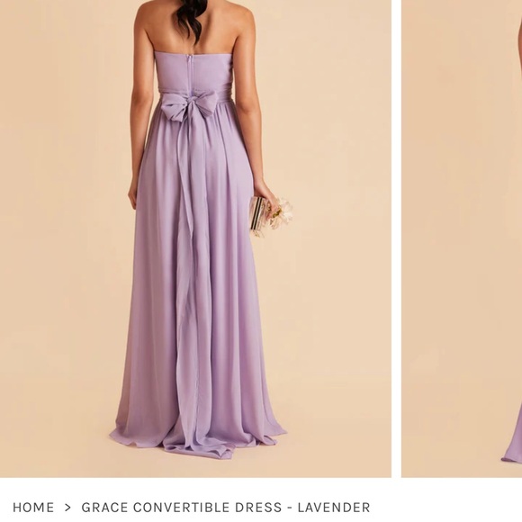 Lavender Grace Convertible Bridesmaid Dress Birdy Grey - Picture 13 of 13